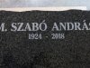 Elkészült 2020. október 23-a tiszteletére M.Szabó András 56-os gyulai polgármester és alapítványunk alapítójának síremléke.